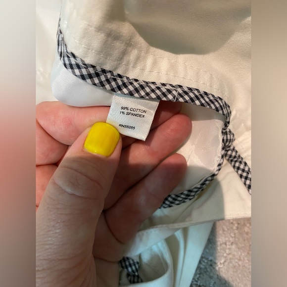 4 Pack Cotton Capri Crop Pants Front Zipper Hook Closure - Black, Khaki, White - Picture 16 of 16